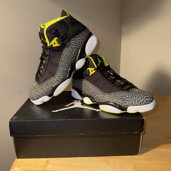 Jordan 6 Ring Men’s Size 9 Shoes 322992-033 DS OG ALL. Venom Green New Size main image 5